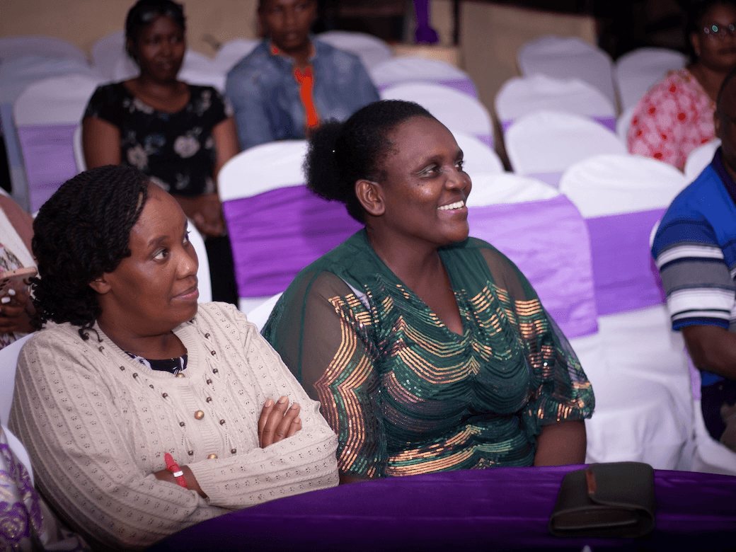 Attendees at fundraising event