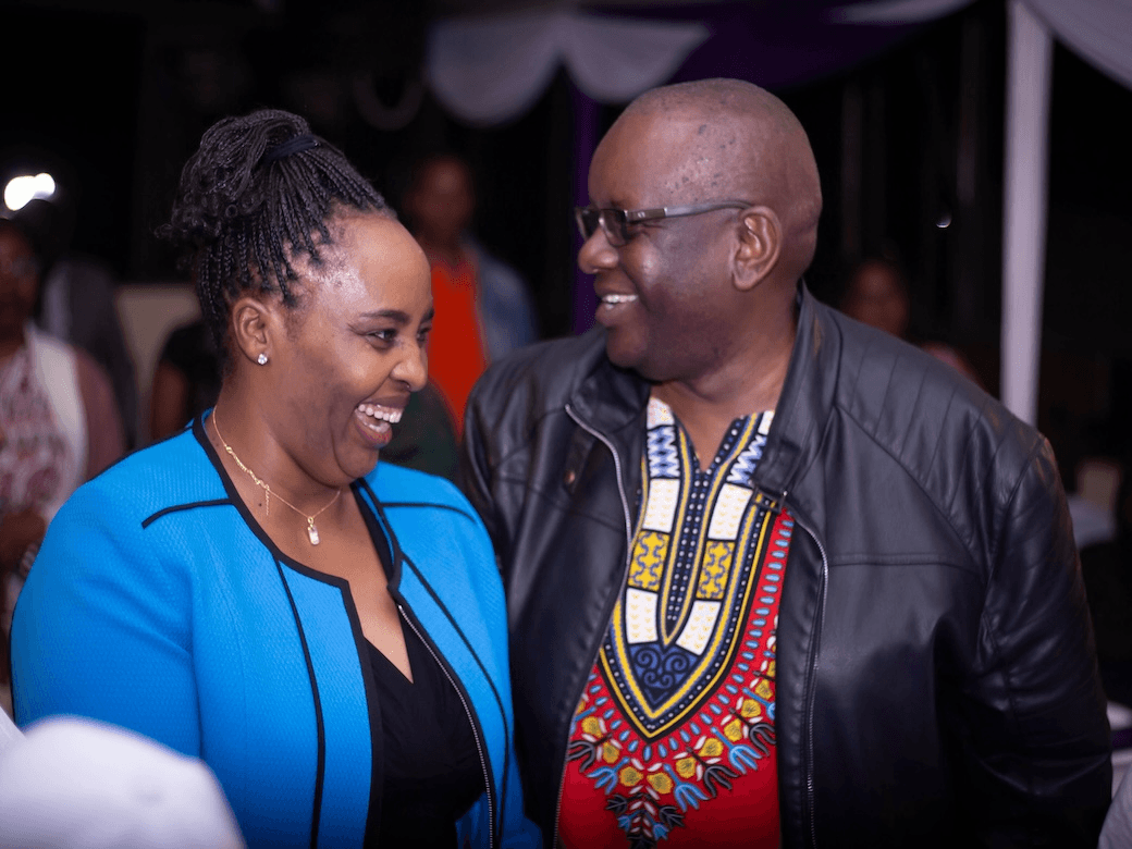 Community leaders at fundraising event