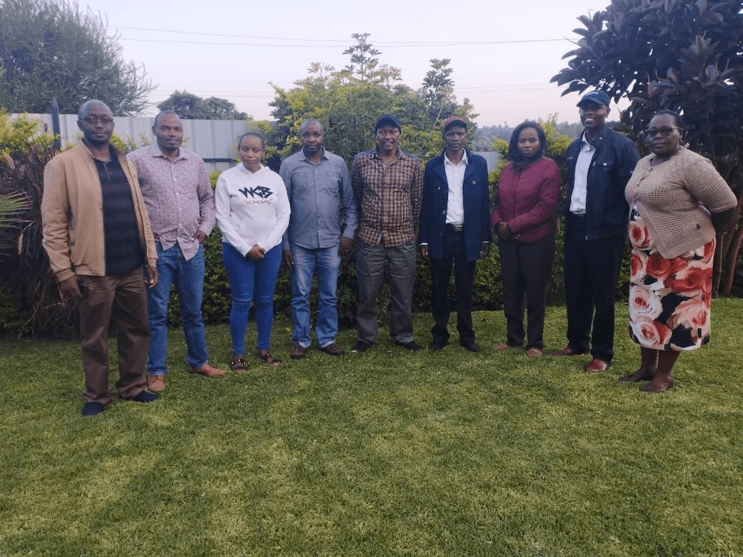 Team members at project site